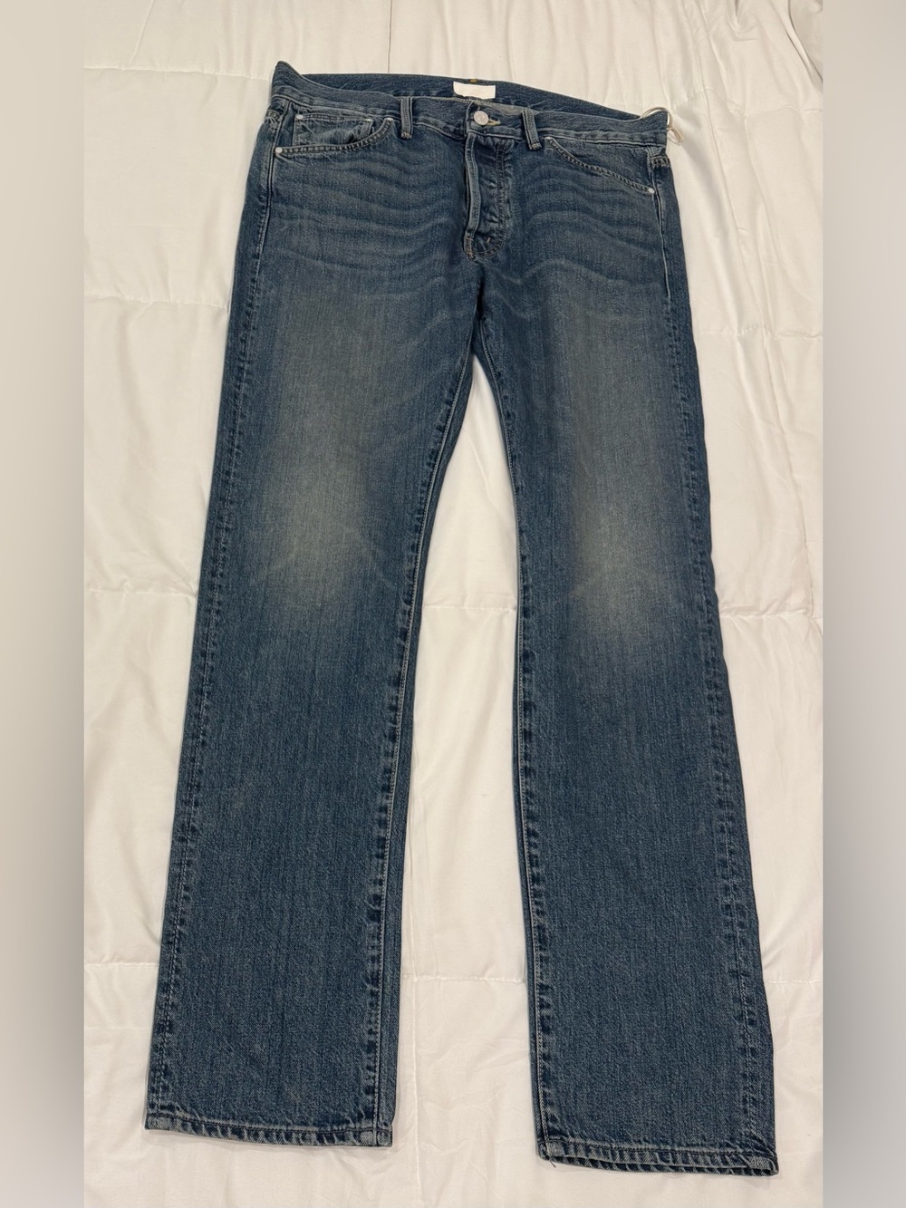 MOTHER Denim Men's "The Neat" Slim Straight Jeans in Bootcamp